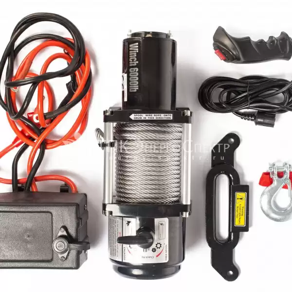 Лебедка (2720 кг/20 м) автомобильная TOR 12 V P6000