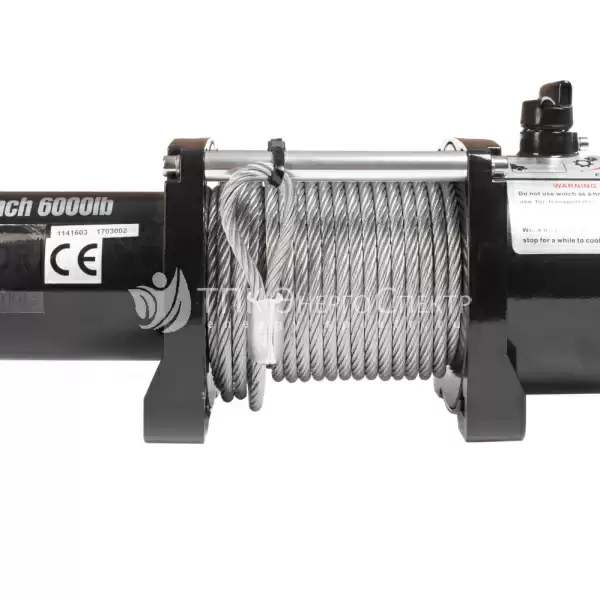 Лебедка (2720 кг/20 м) автомобильная TOR 12 V P6000 в наличии Лебедка (2720 кг/20 м) автомобильная TOR 12 V P6000